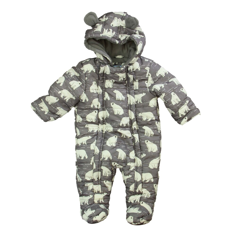 Wippette Kids Boys Gray | White Bunting size: 6-9 Months